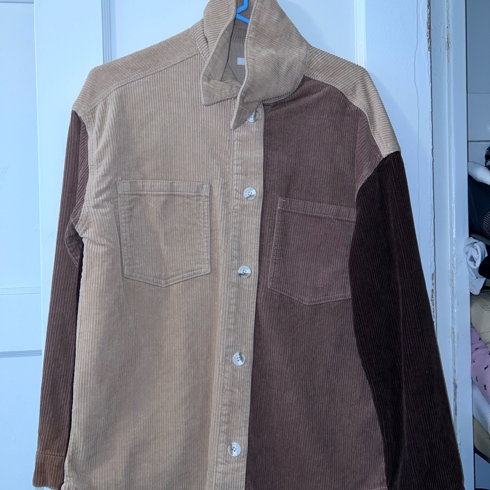 Three different shades of brown jacket for woman or man